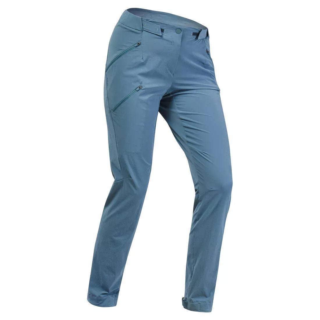 HURRICANE BLUE Women's Mountain Walking Trousers - MH500, , large image number 5