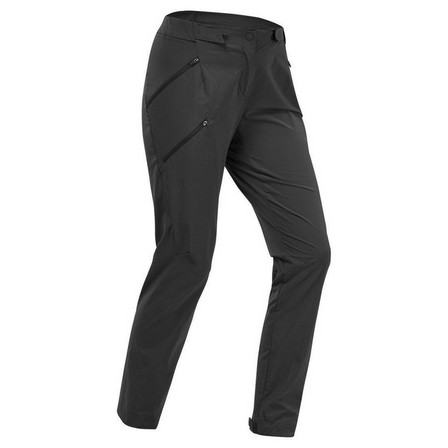 QUECHUA - Women Mountain Walking Trousers - Mh500, Black