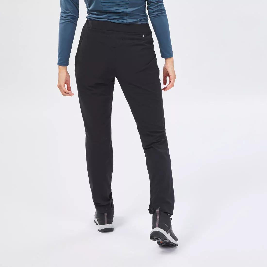 Women Mountain Walking Trousers - Mh500, Black, , large image number 2