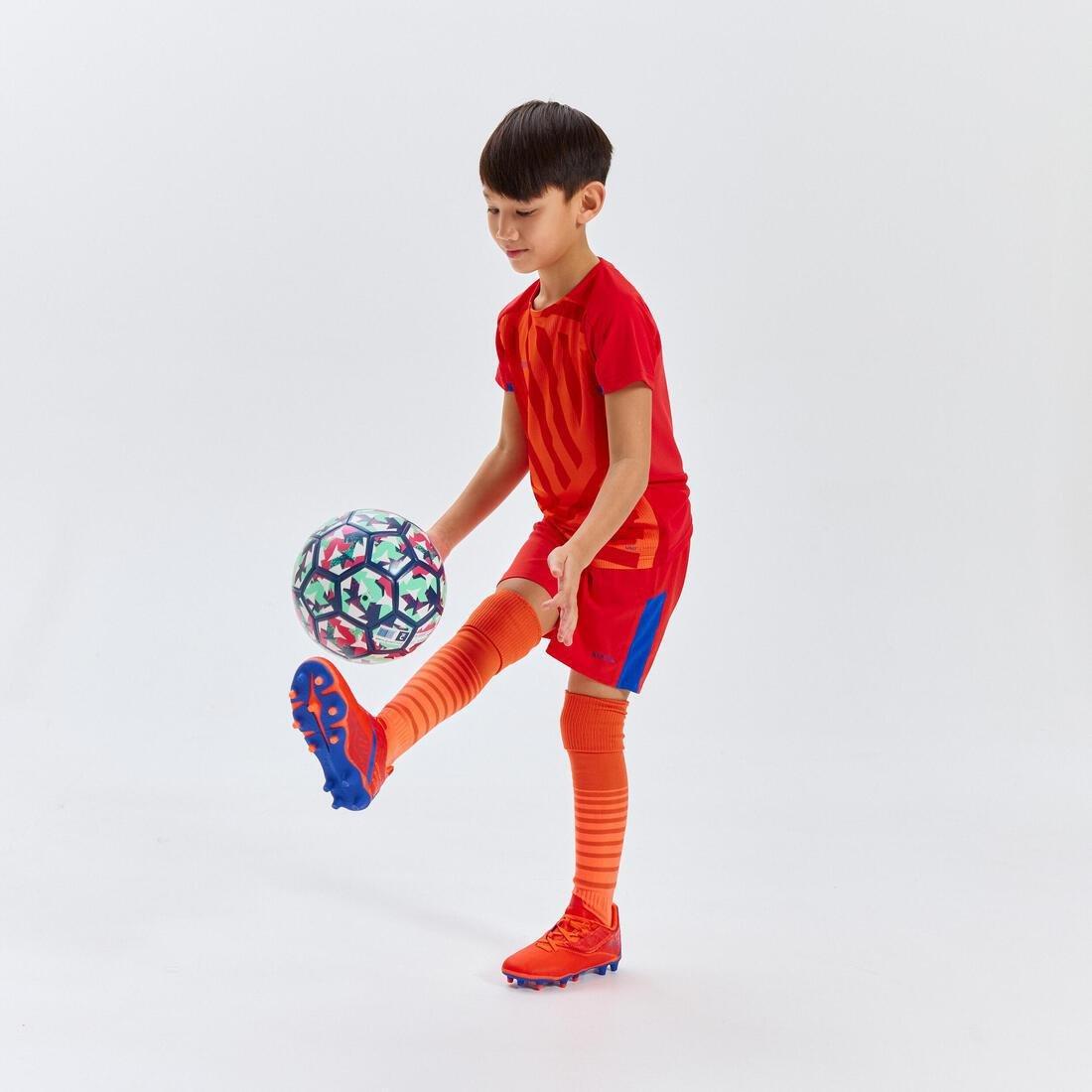 Kids Unisex Rip-Tab Football Boots - Viralto I Easy Fg, Orange, No Color, large image number 10