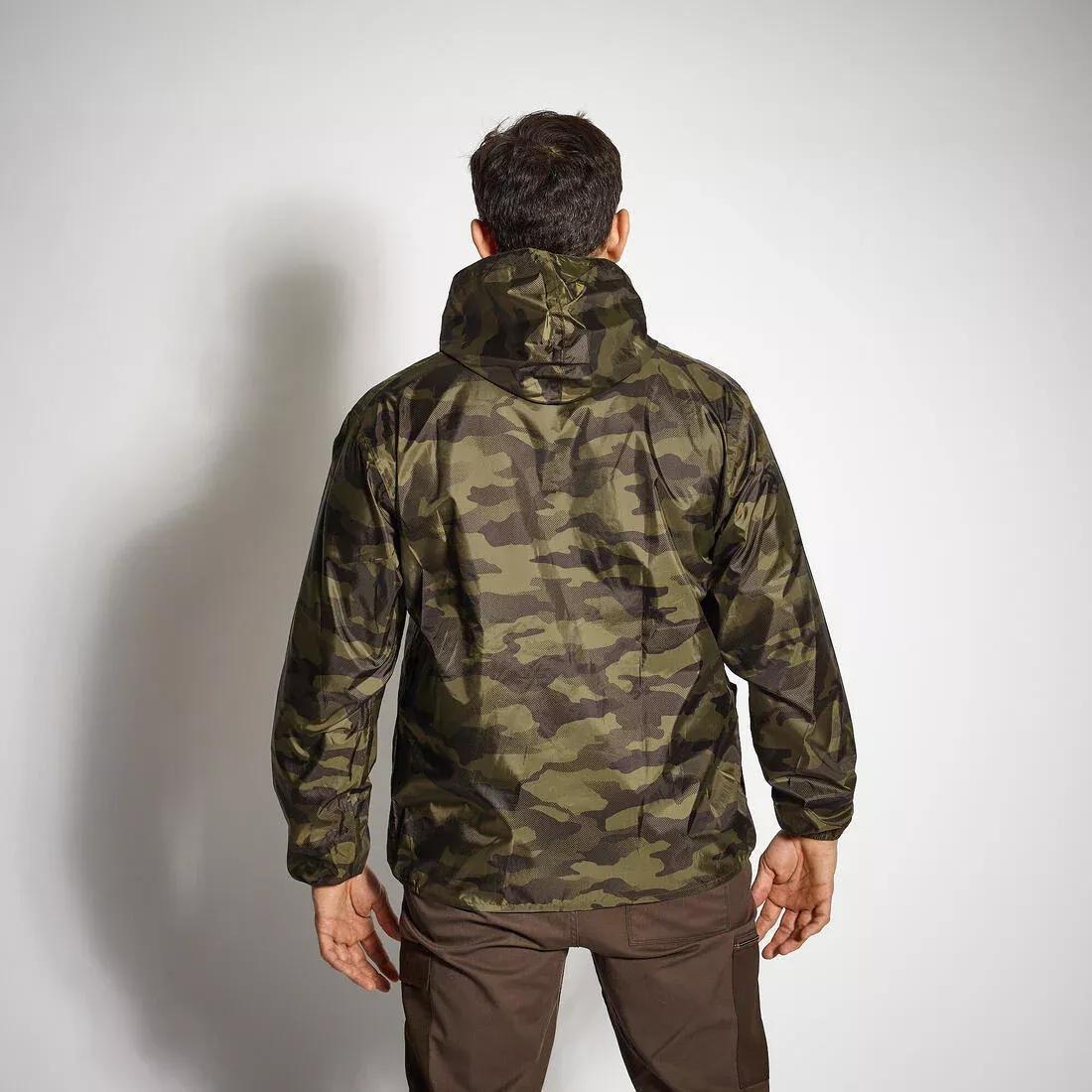 SOLOGNAC--JACKET WP LIGHT 100 CAMO HT, , large image number 1