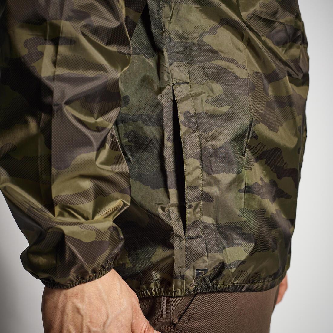 SOLOGNAC--JACKET WP LIGHT 100 CAMO HT, , large image number 2