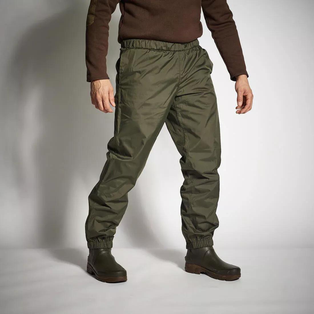 Lightweight Waterproof Overtrousers, Khaki, , large image number 0
