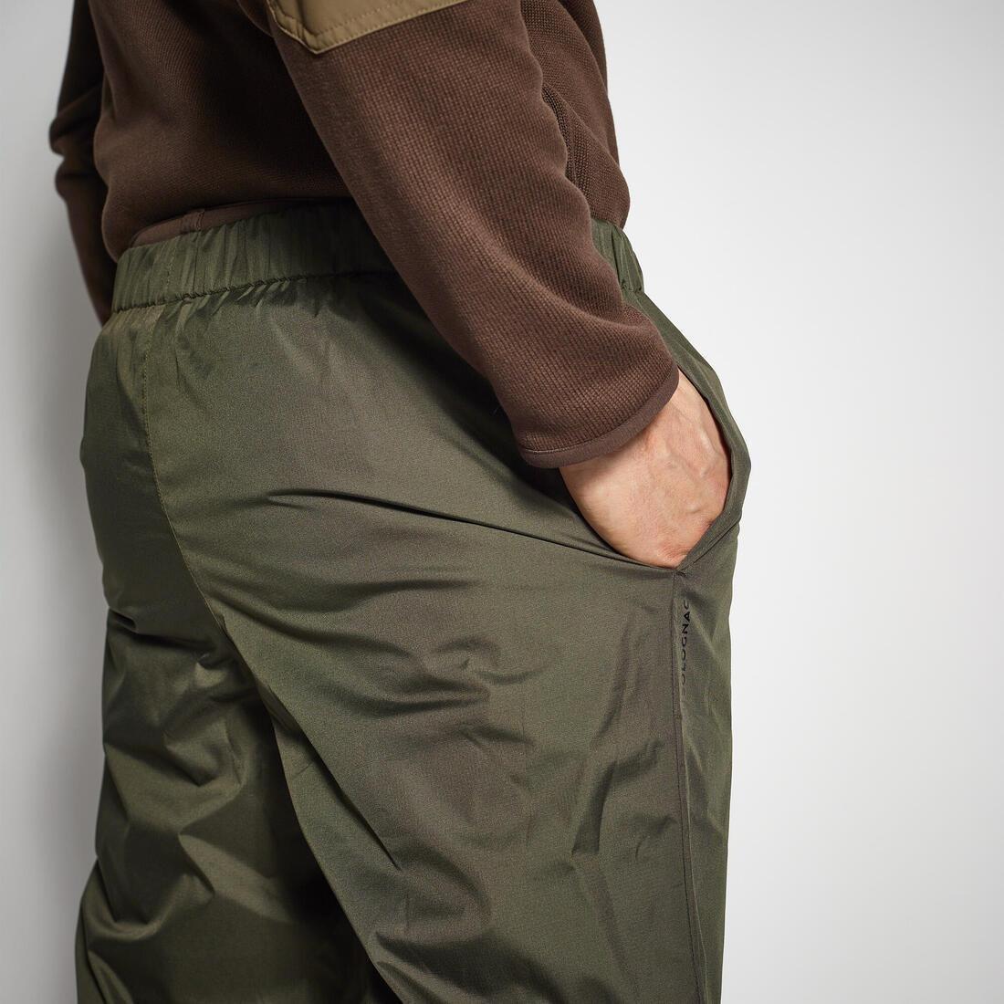 Lightweight Waterproof Overtrousers, Khaki, , large image number 8