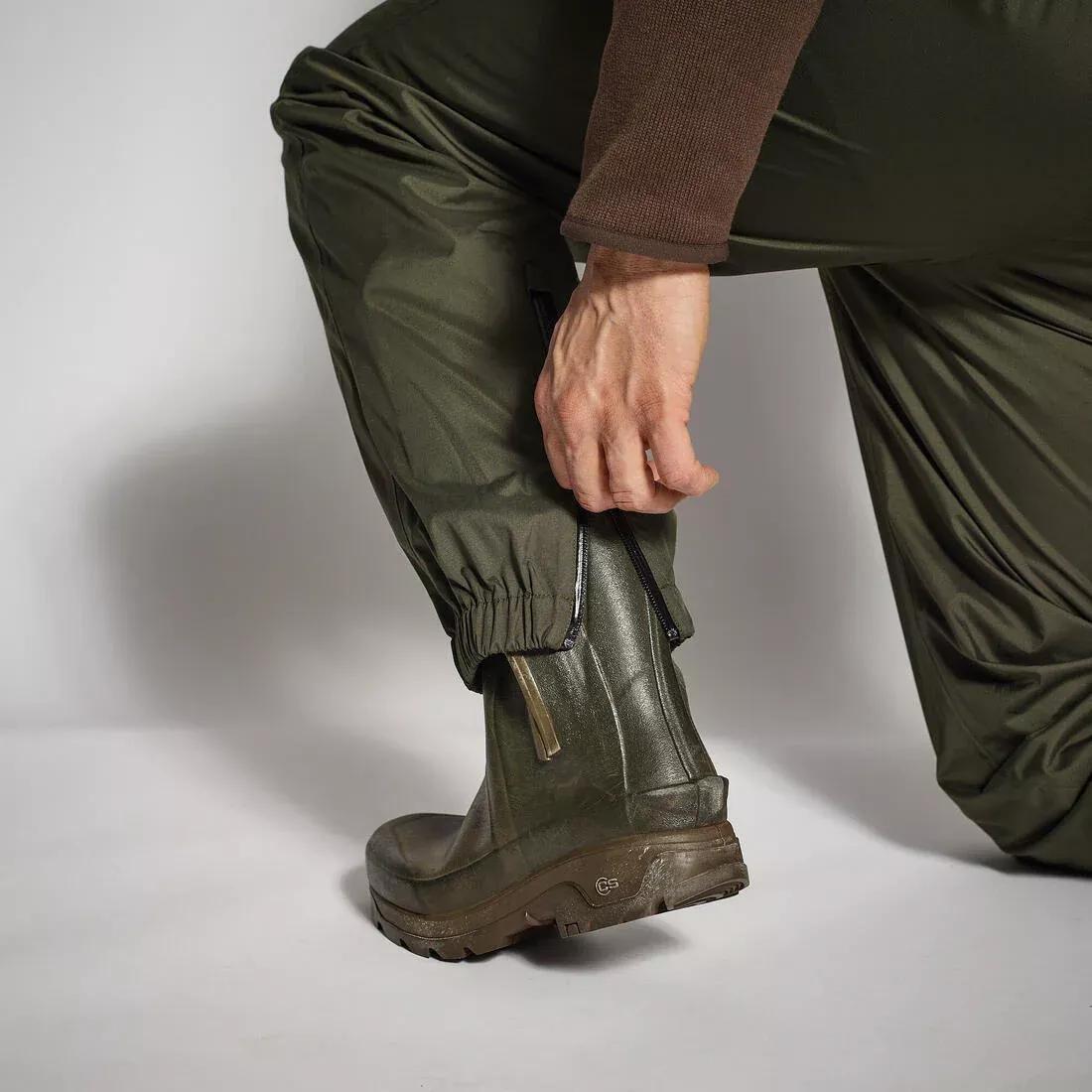 Lightweight Waterproof Overtrousers, Khaki, , large image number 9