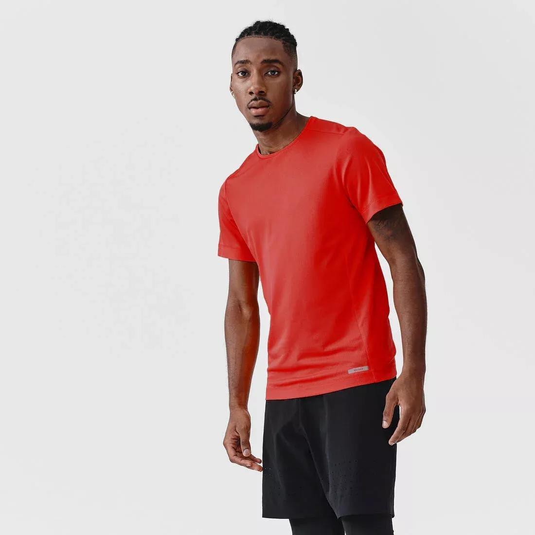 Kiprun 100 Dry Men Breathable Running T-Shirt, Cherry Red, , large image number 12
