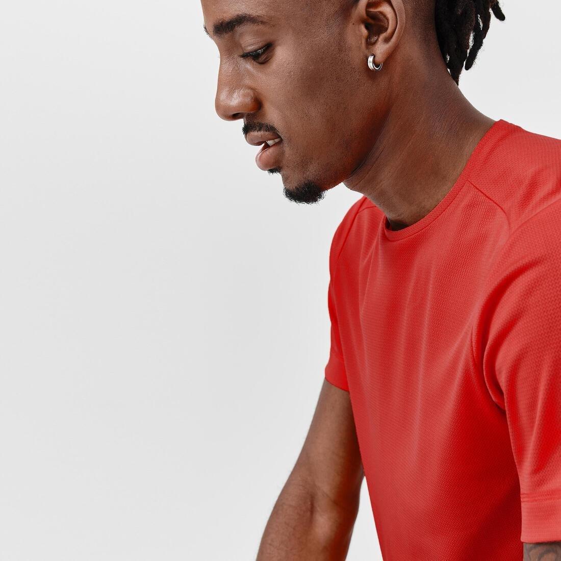 Kiprun 100 Dry Men Breathable Running T-Shirt, Cherry Red, , large image number 14