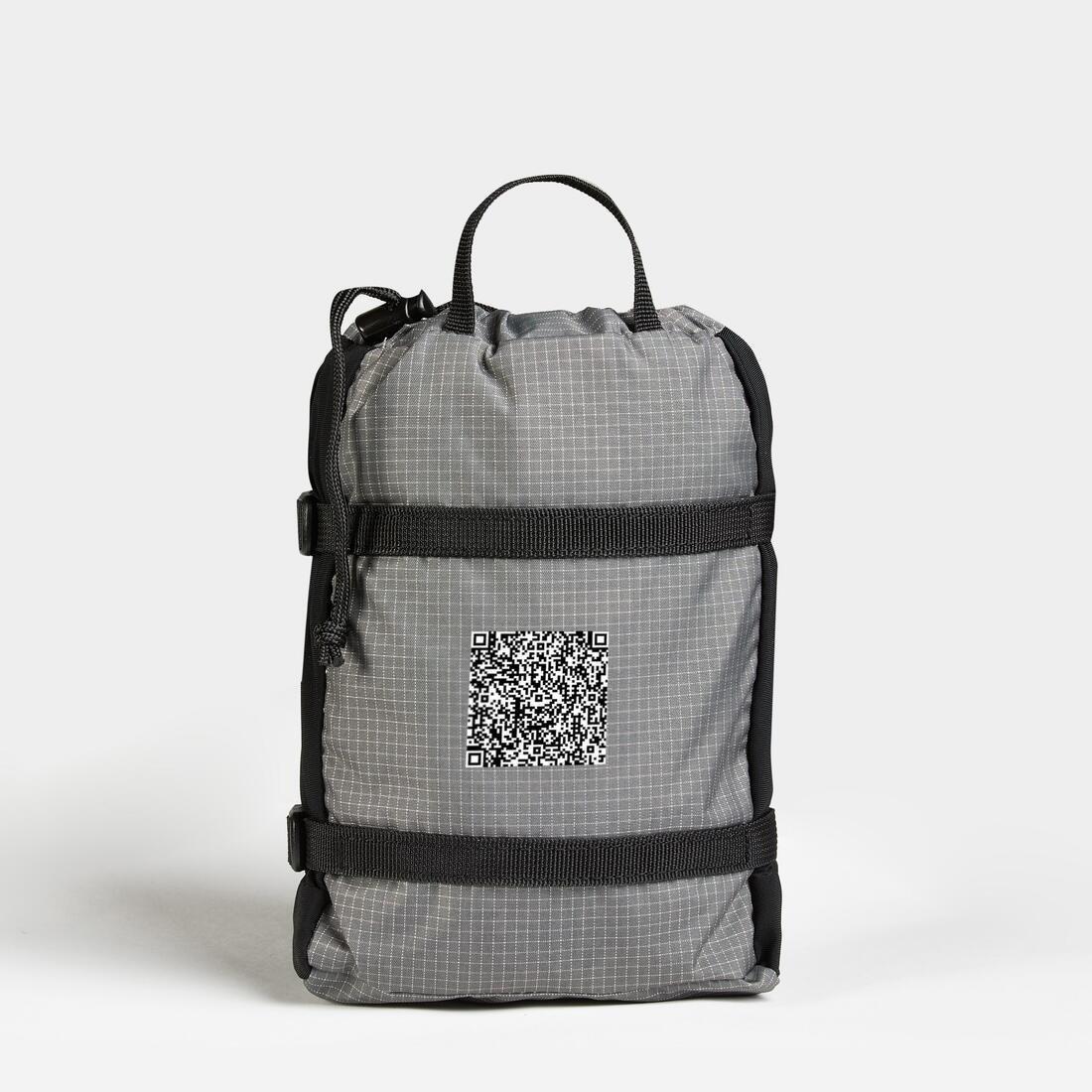 Light Compact Bikepacking Bike Bag, Beige, No Color, large image number 8