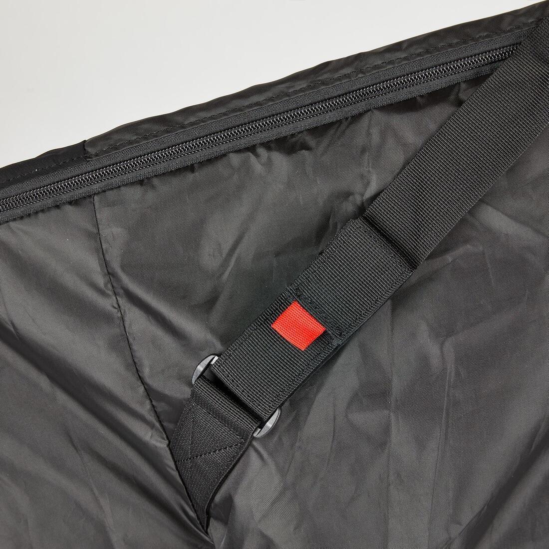 Light Compact Bikepacking Bike Bag, Beige, No Color, large image number 9