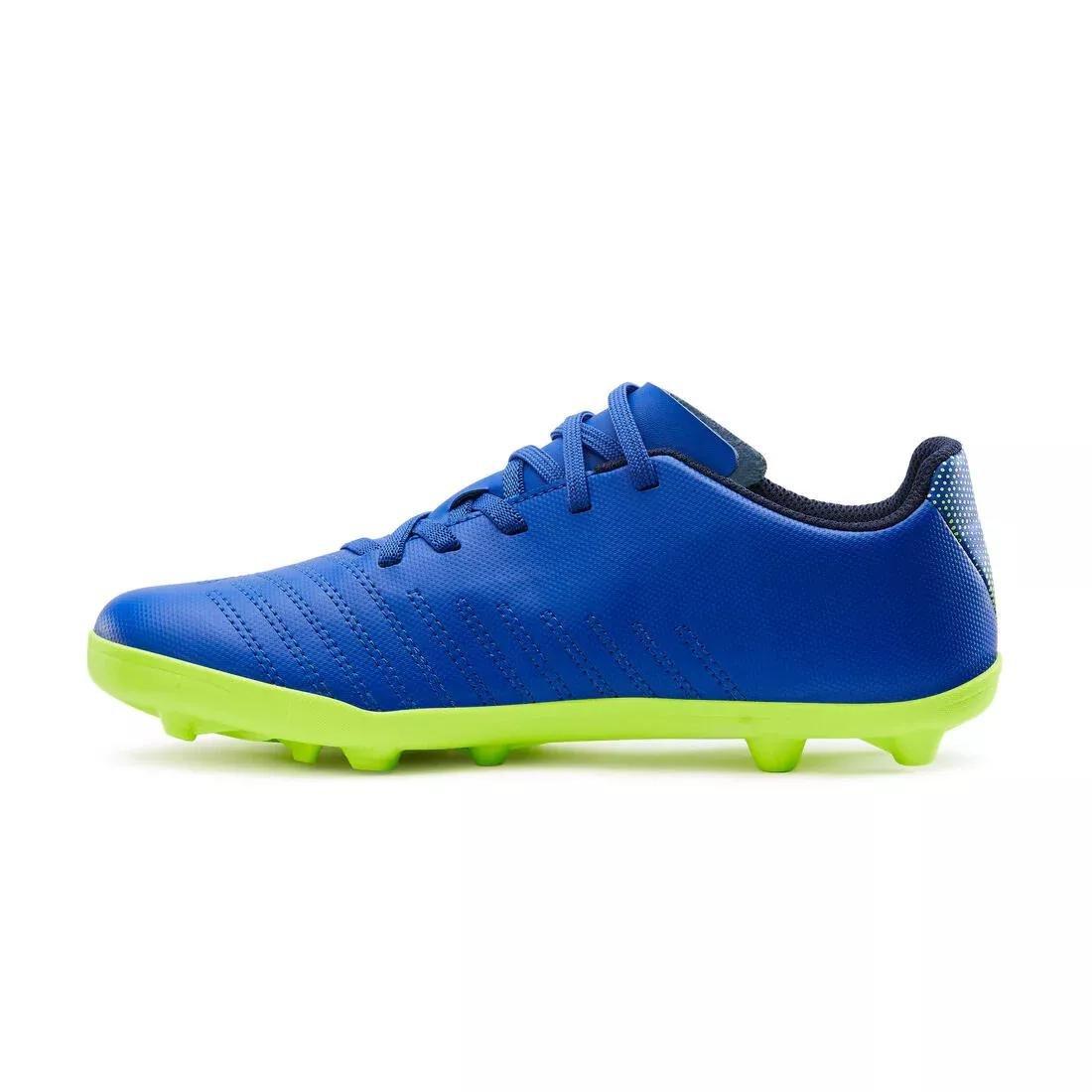 Unisex Kids Rip-Tab Firm Ground Football Boots - Agility 140 Fg, Navy, No Color, large image number 2