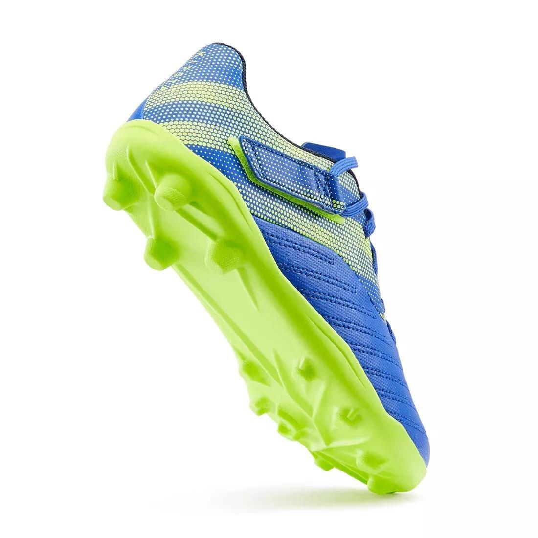 Unisex Kids Rip-Tab Firm Ground Football Boots - Agility 140 Fg, Navy, No Color, large image number 4