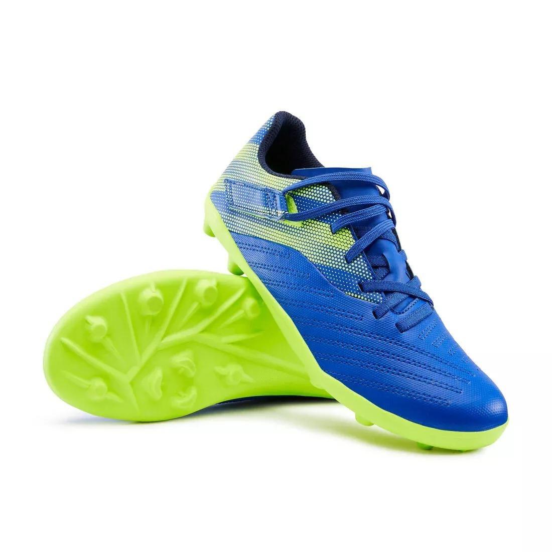 Unisex Kids Rip-Tab Firm Ground Football Boots - Agility 140 Fg, Navy, No Color, large image number 7