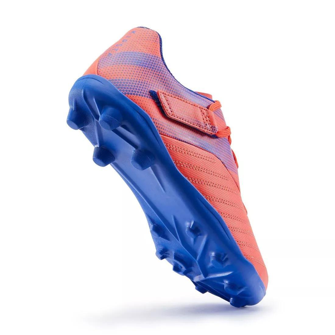Unisex Kids Rip-Tab Firm Ground Football Boots - Agility 140 Fg, Navy, No Color, large image number 12