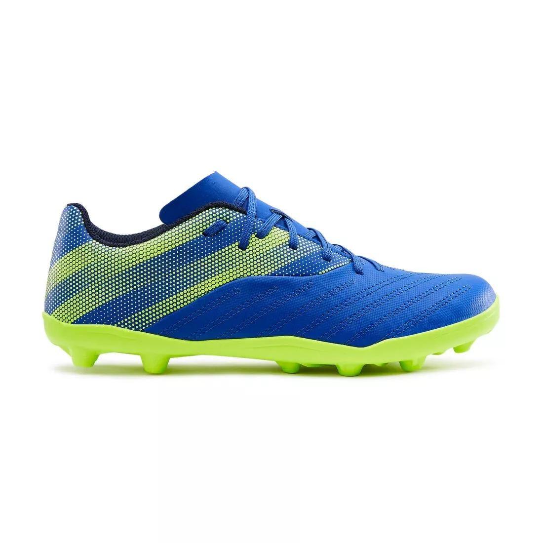 Unisex Kids Lace-Up Firm Ground Football Boots - Agility 140 Fg, Navy, No Color, large image number 3
