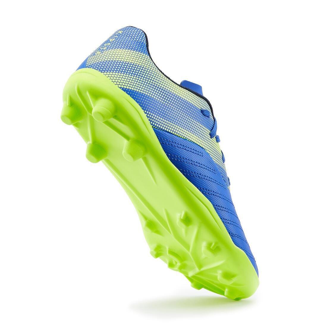Unisex Kids Lace-Up Firm Ground Football Boots - Agility 140 Fg, Navy, No Color, large image number 6
