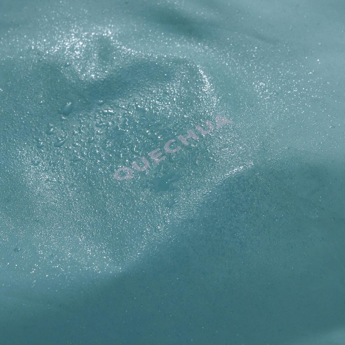 Kids Unisex Hiking Rain Poncho - 10 L - 126 To 156 Cm, Blue, No Color, large image number 3