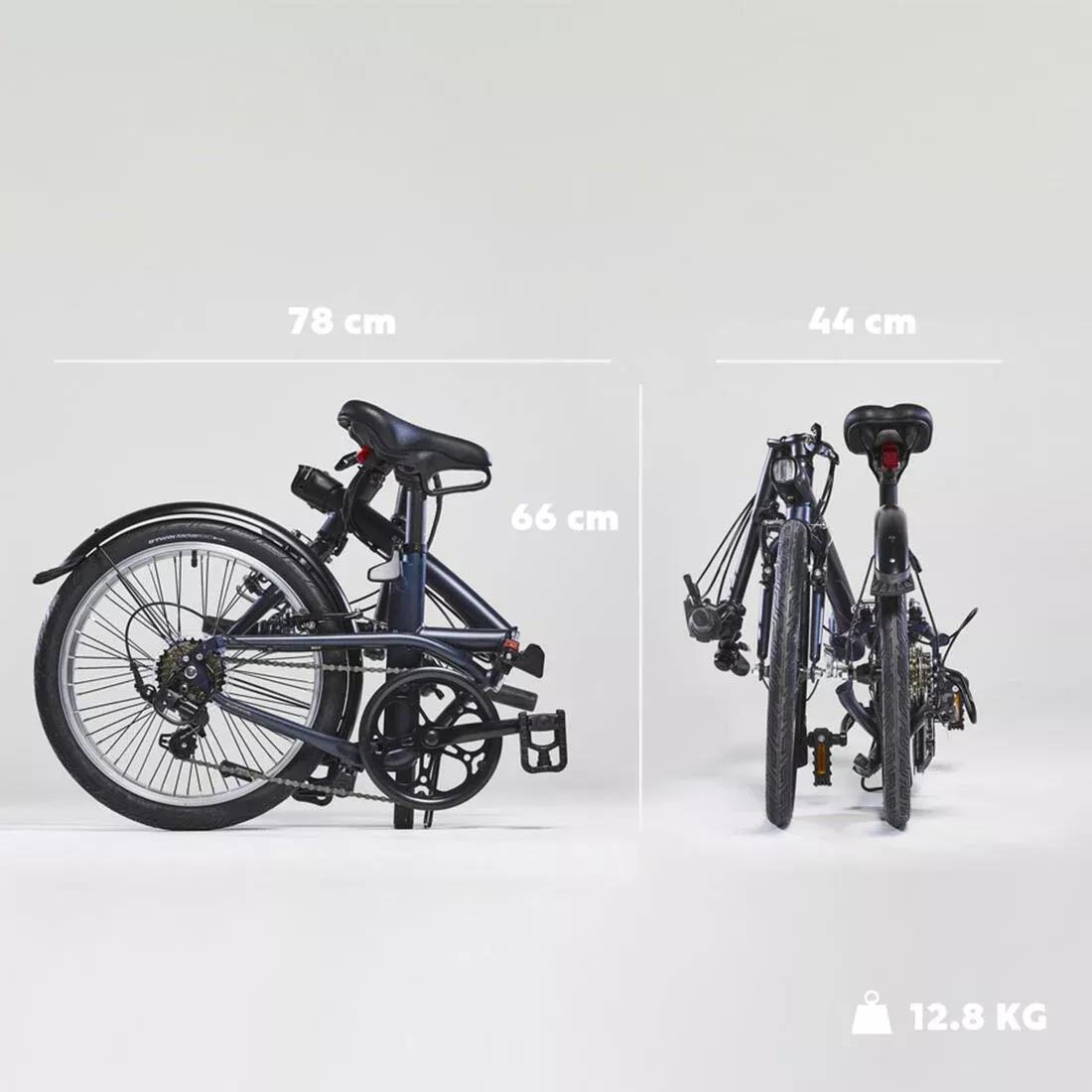 Folding Bike - Fold 500, Navy, No Color, medium