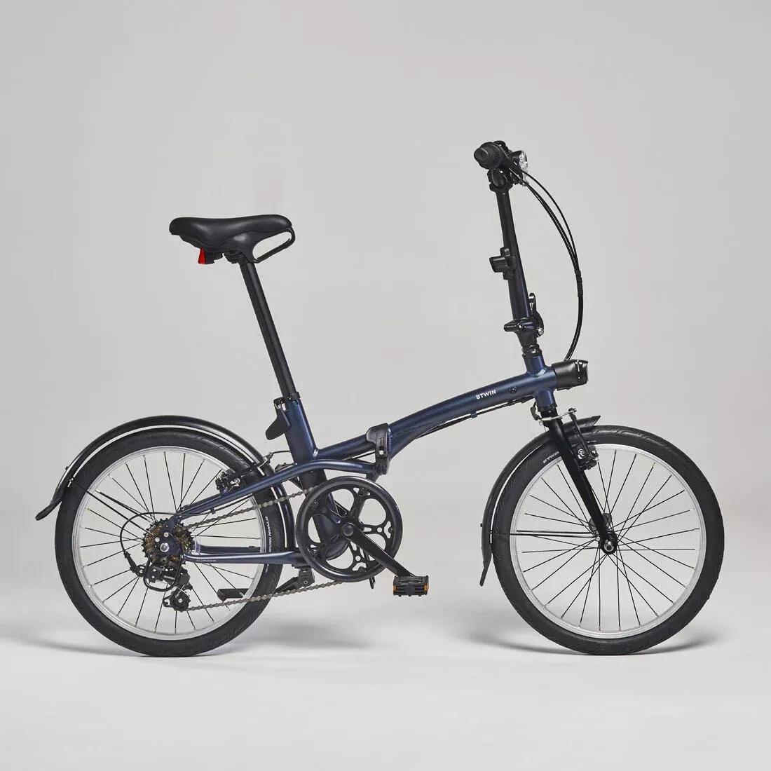 Folding Bike - Fold 500, Navy, No Color, large image number 6