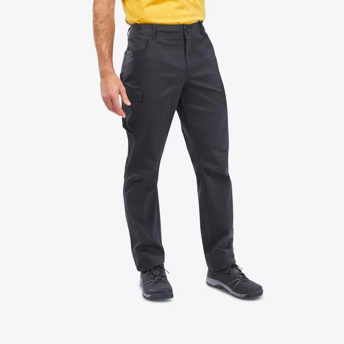 Men Hiking Trousers - Nh100, Grey, No Color, large image number 0