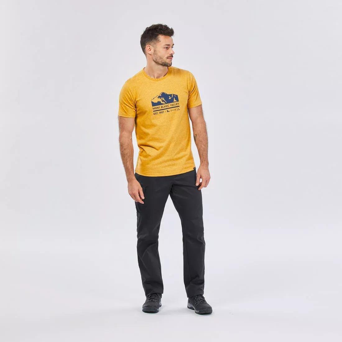 Men Hiking Trousers - Nh100, Grey, No Color, large image number 1