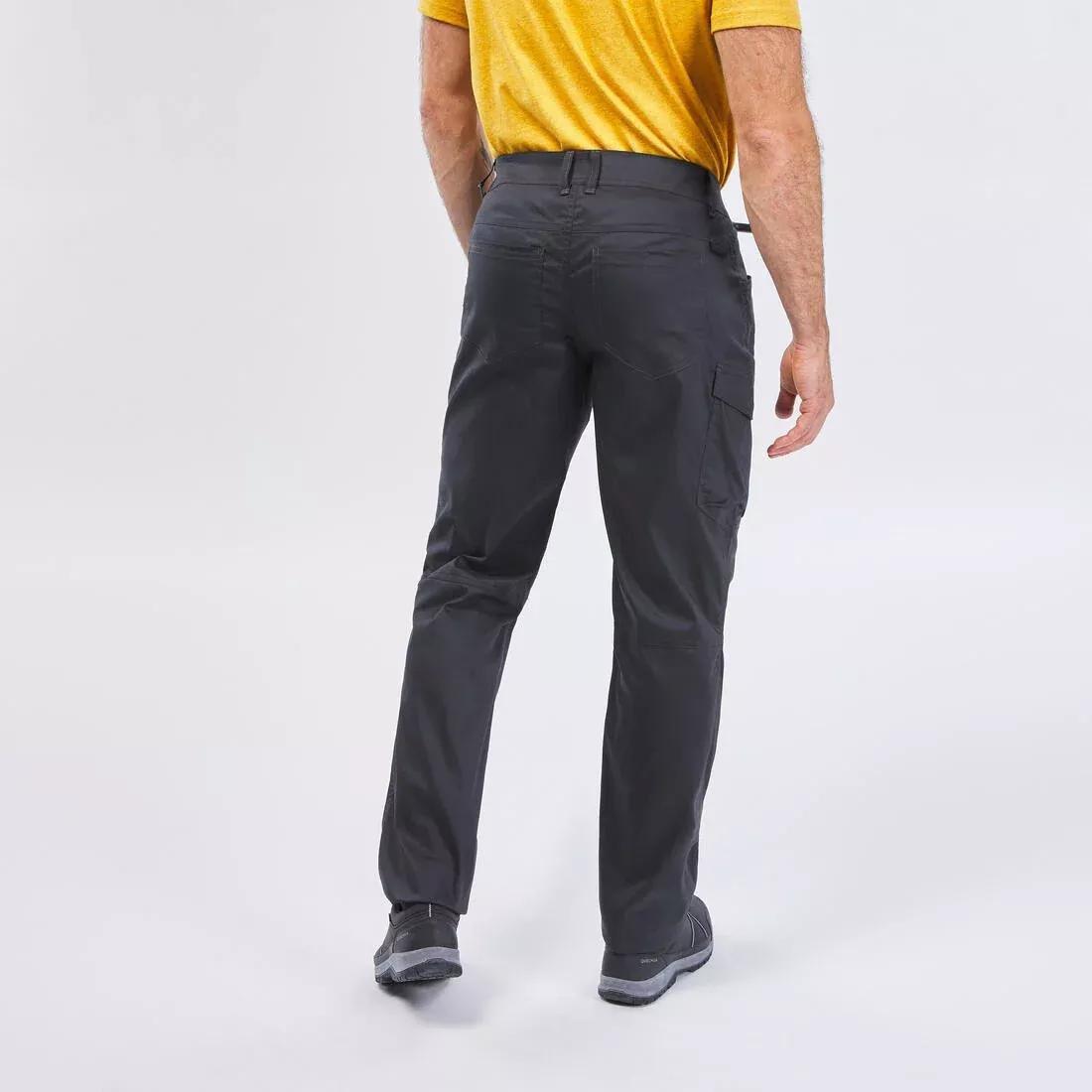 Men Hiking Trousers - Nh100, Grey, , large image number 3