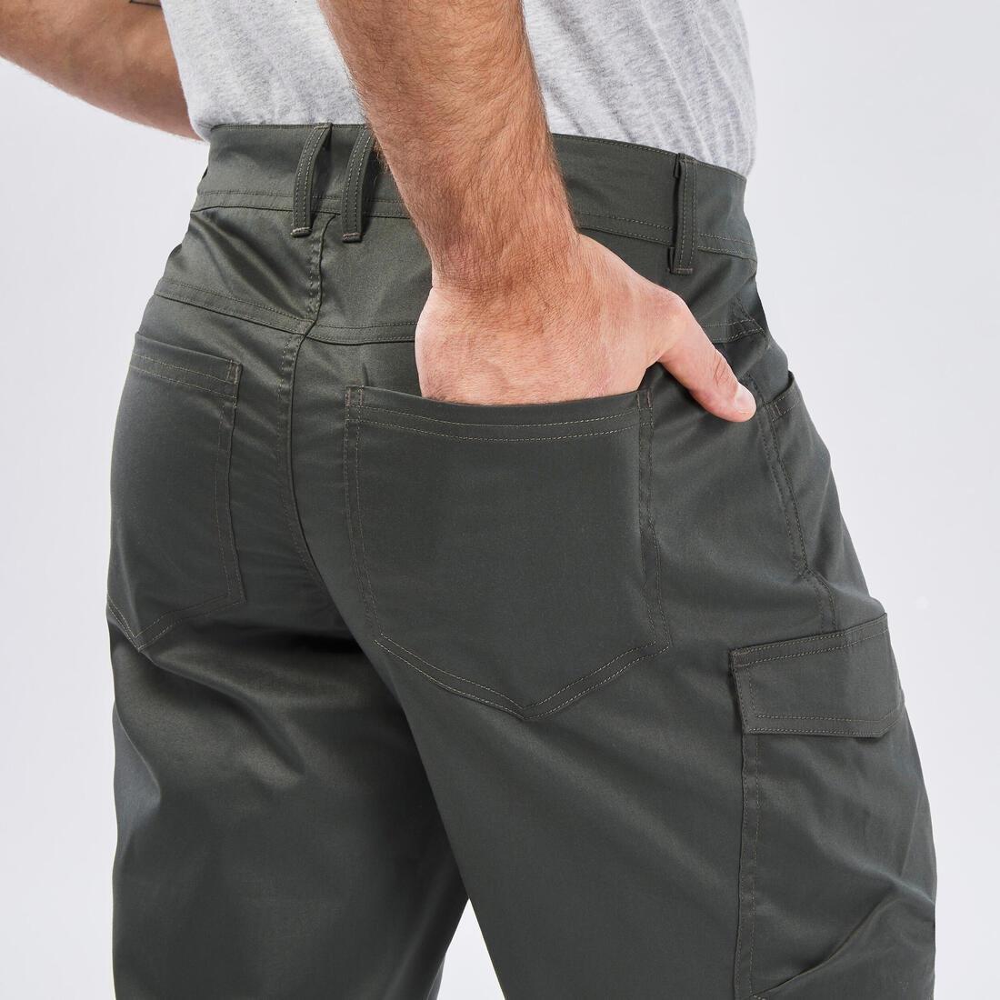 Men Hiking Trousers - Nh100, Grey, , large image number 14