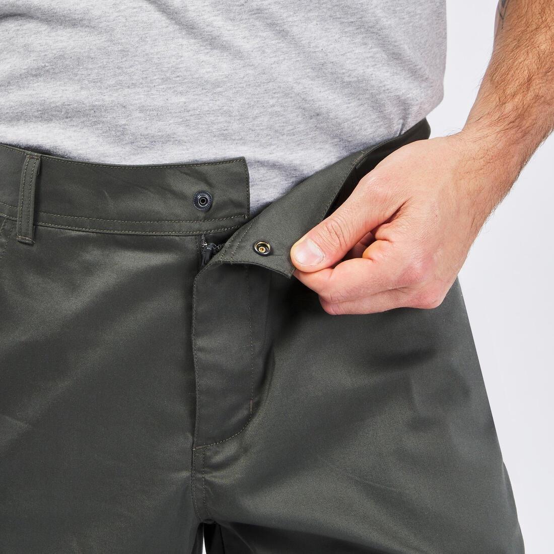Men Hiking Trousers Nh100, Green, No Color, large image number 7