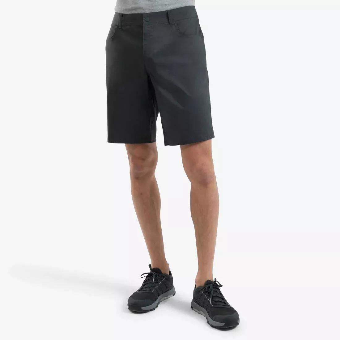 Men Hiking Shorts - Nh100, Grey, , large image number 0