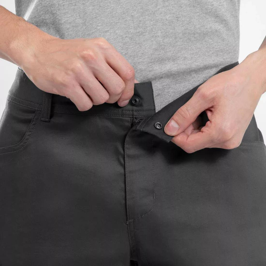 Men Hiking Shorts - Nh100, Grey, , large image number 3