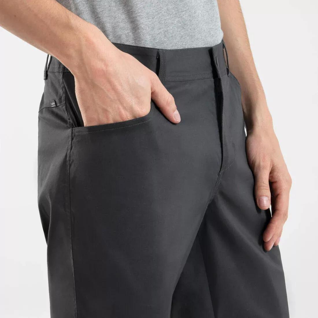 Men Hiking Shorts - Nh100, Grey, , large image number 4