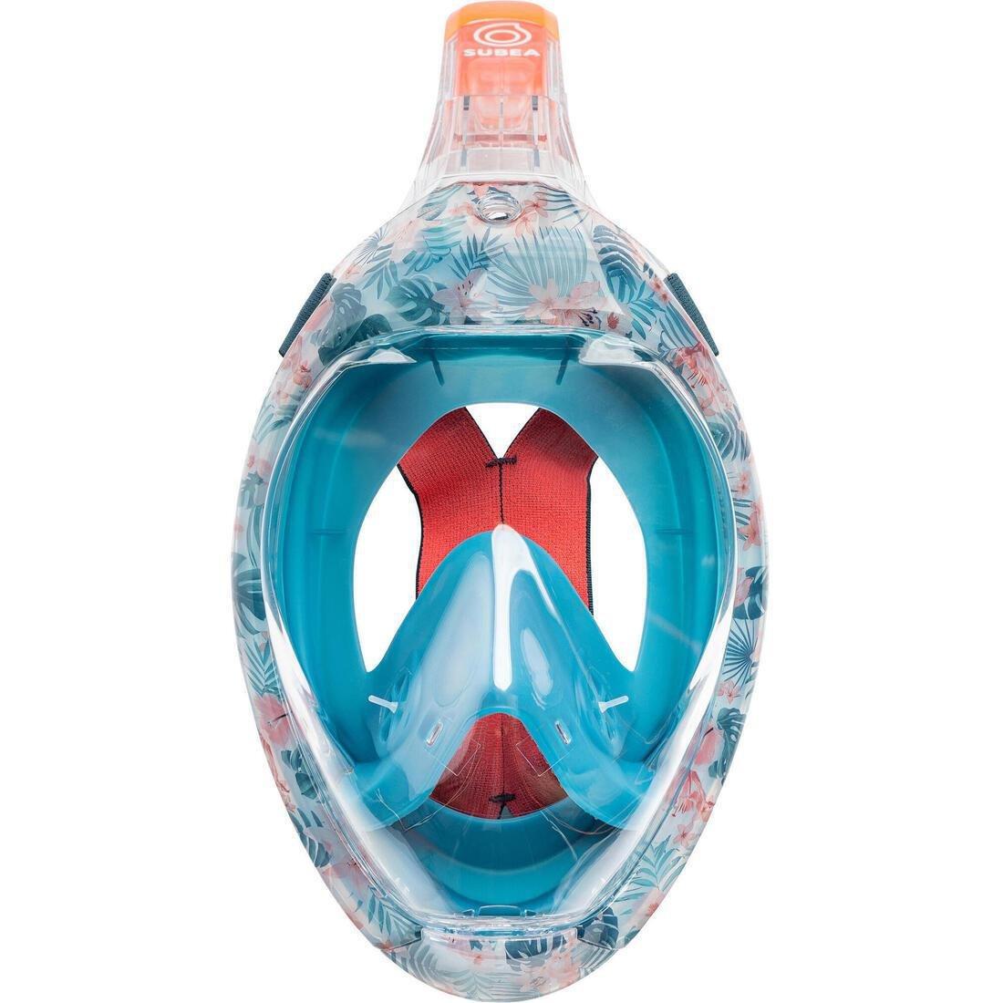 Adults Easybreath Surface Mask - 500 With Bag, Blue, , large image number 4