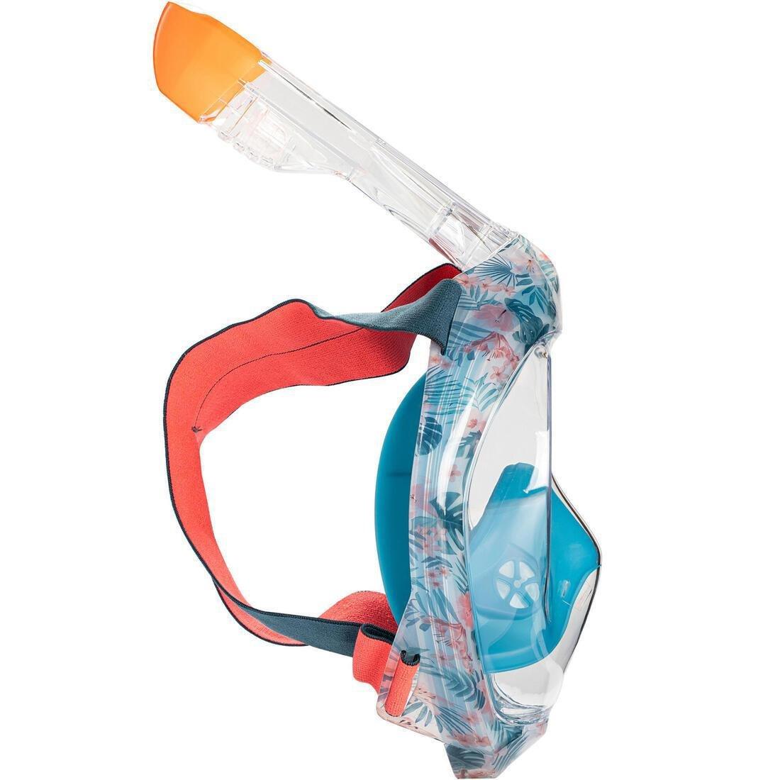Adults Easybreath Surface Mask - 500 With Bag, Blue, , large image number 6