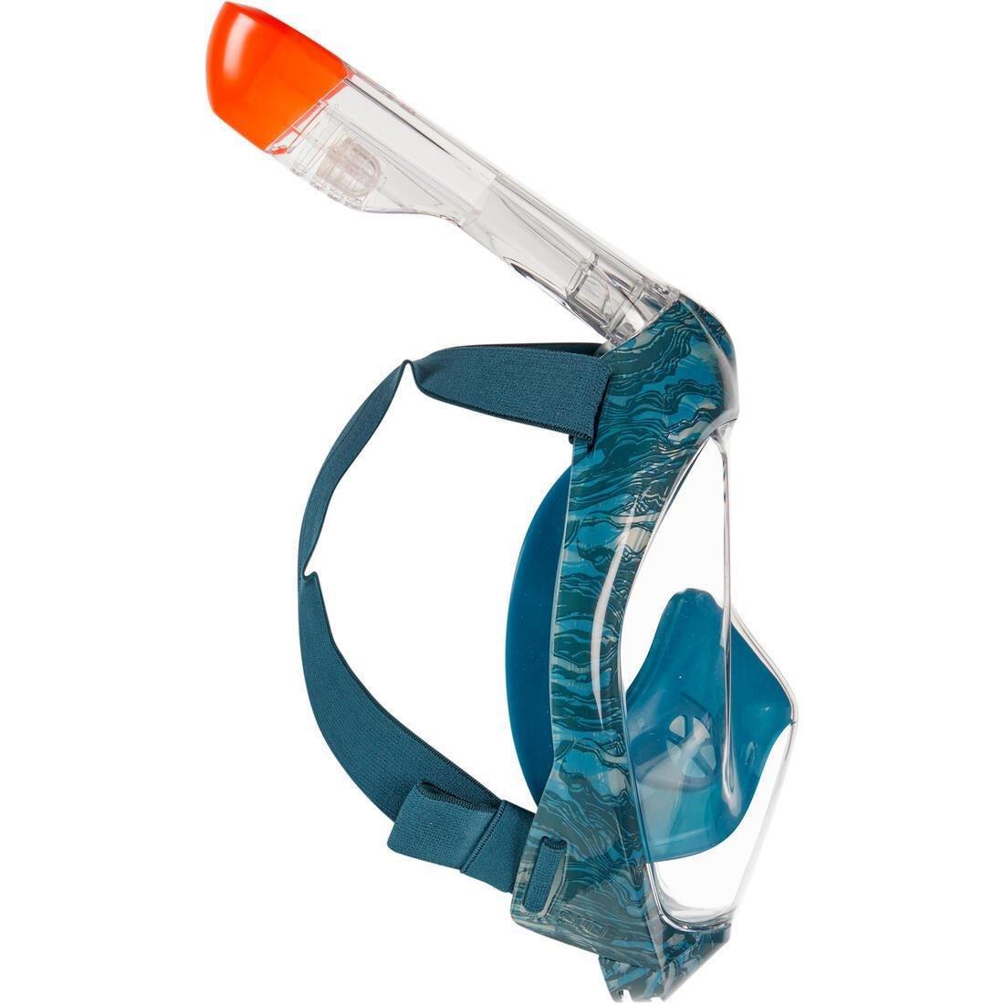 Adults Easybreath Surface Mask - 500 With Bag, Blue, , large image number 9