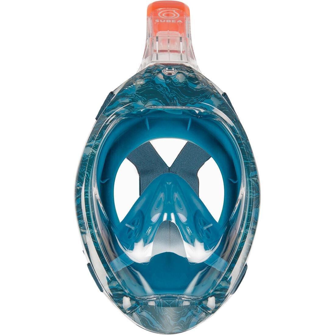 Adults Easybreath Surface Mask - 500 With Bag, Blue, , large image number 11