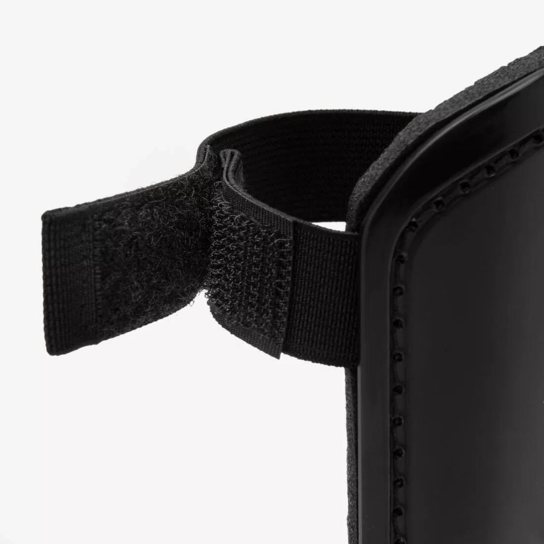 Kids Unisex Football Shin Pads - F100, Black, 5401_000, large image number 5