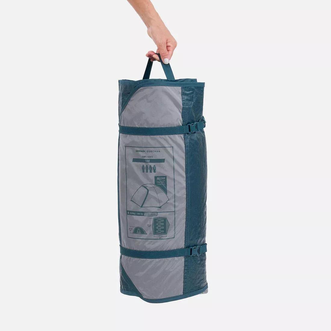 4 Man Tent - Mh100, Grey, No Color, large image number 2