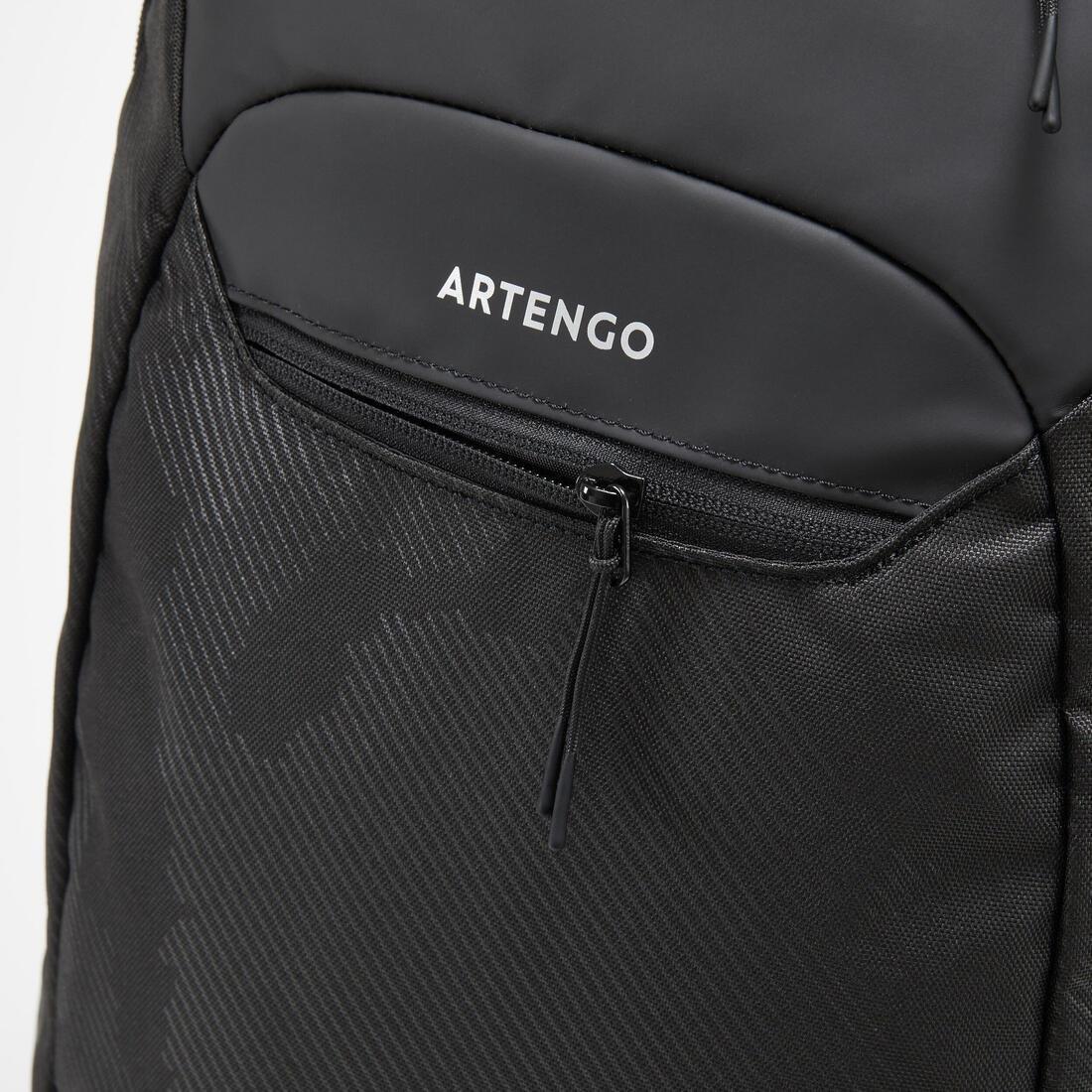 24 L Tennis Backpack M Team, Black, No Color, large image number 4