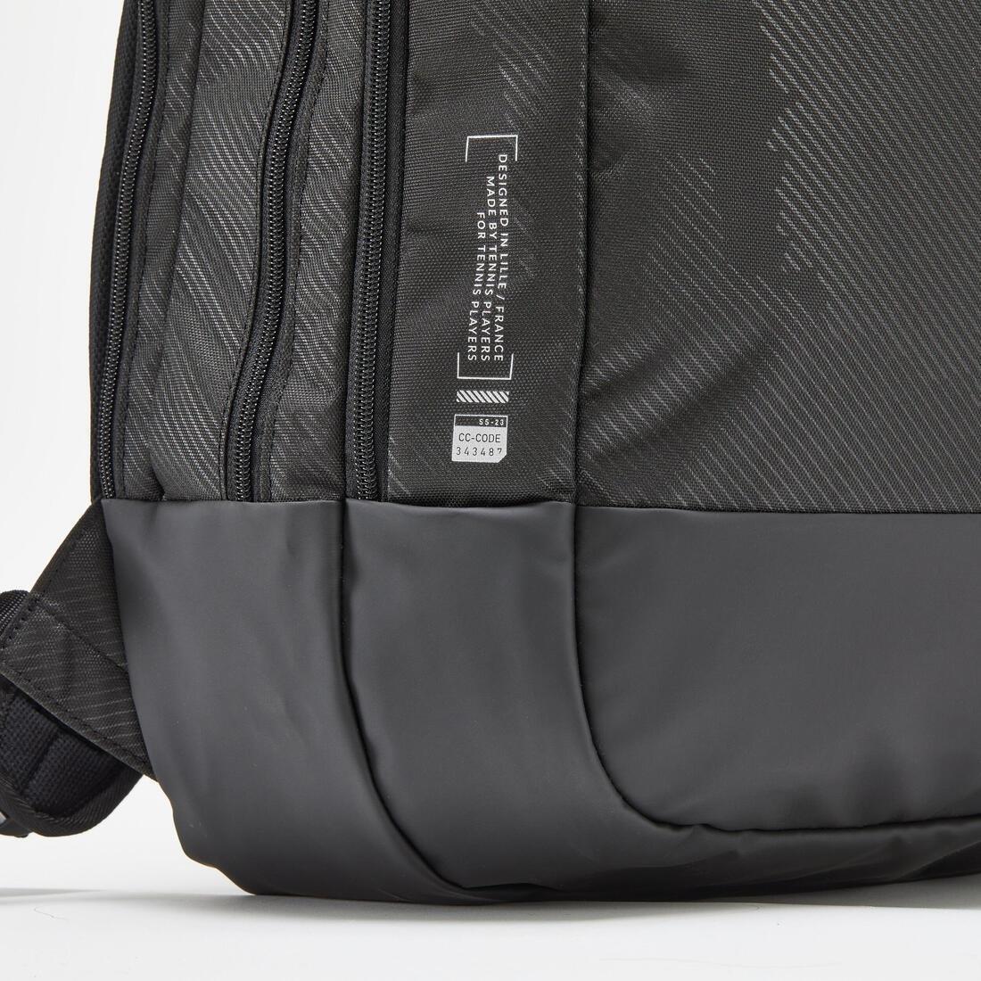 24 L Tennis Backpack M Team, Black, No Color, large image number 5