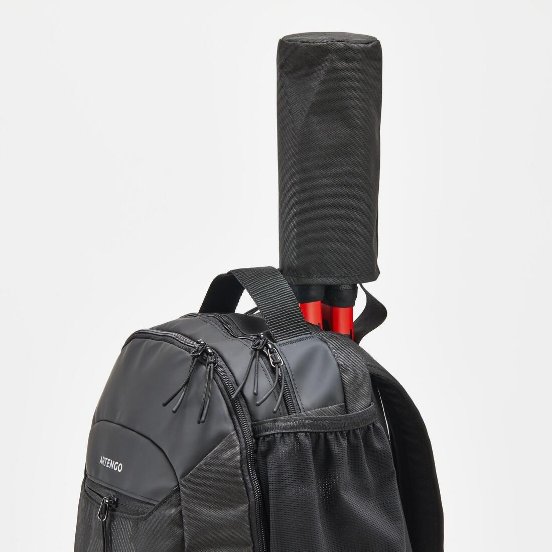 24 L Tennis Backpack M Team, Black, No Color, large image number 7