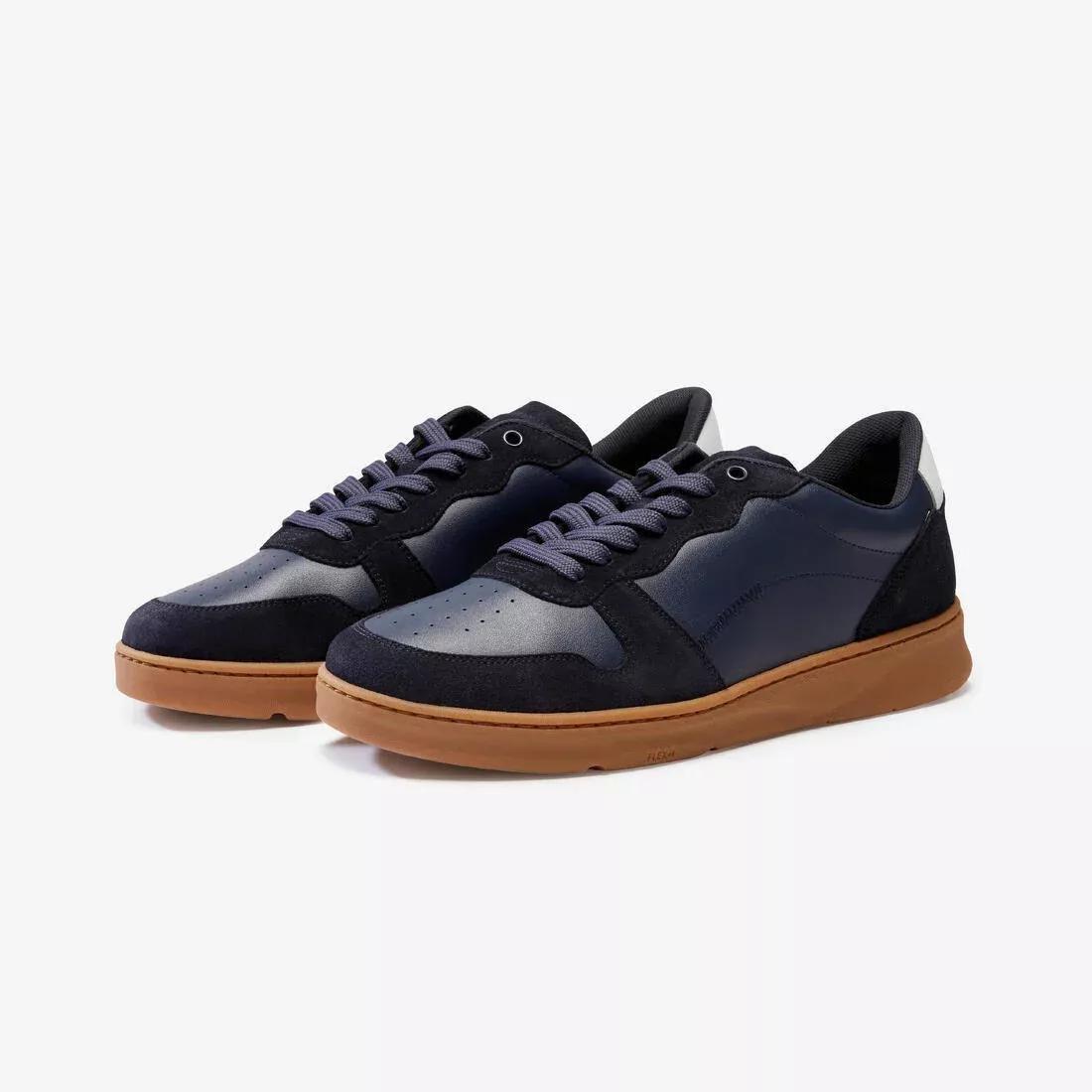 Men Leather Walking Shoes - Walk Protect, Navy, , large image number 1