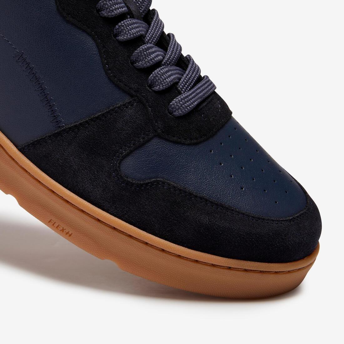Men Leather Walking Shoes - Walk Protect, Navy, , large image number 2