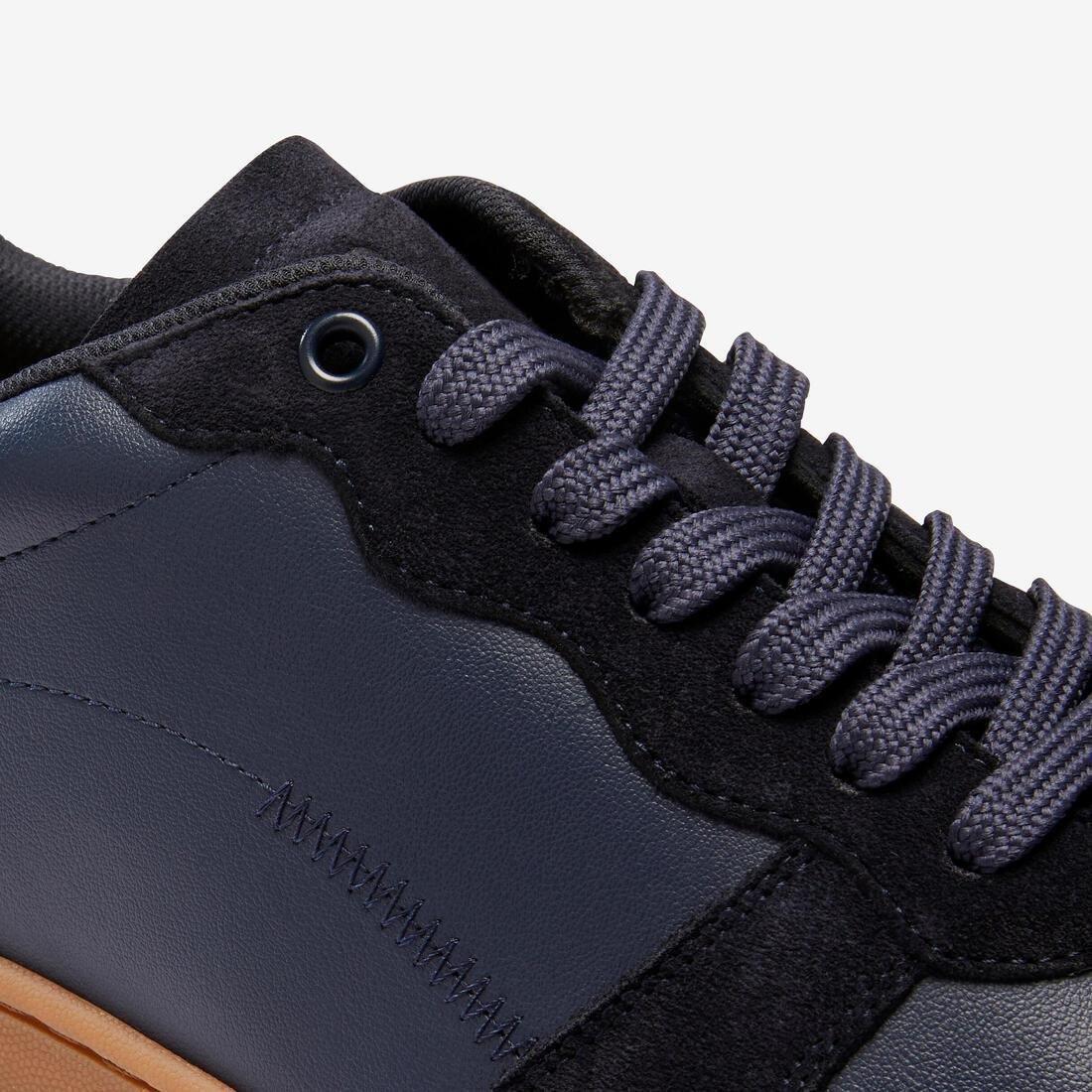 Men Leather Walking Shoes - Walk Protect, Navy, , large image number 4