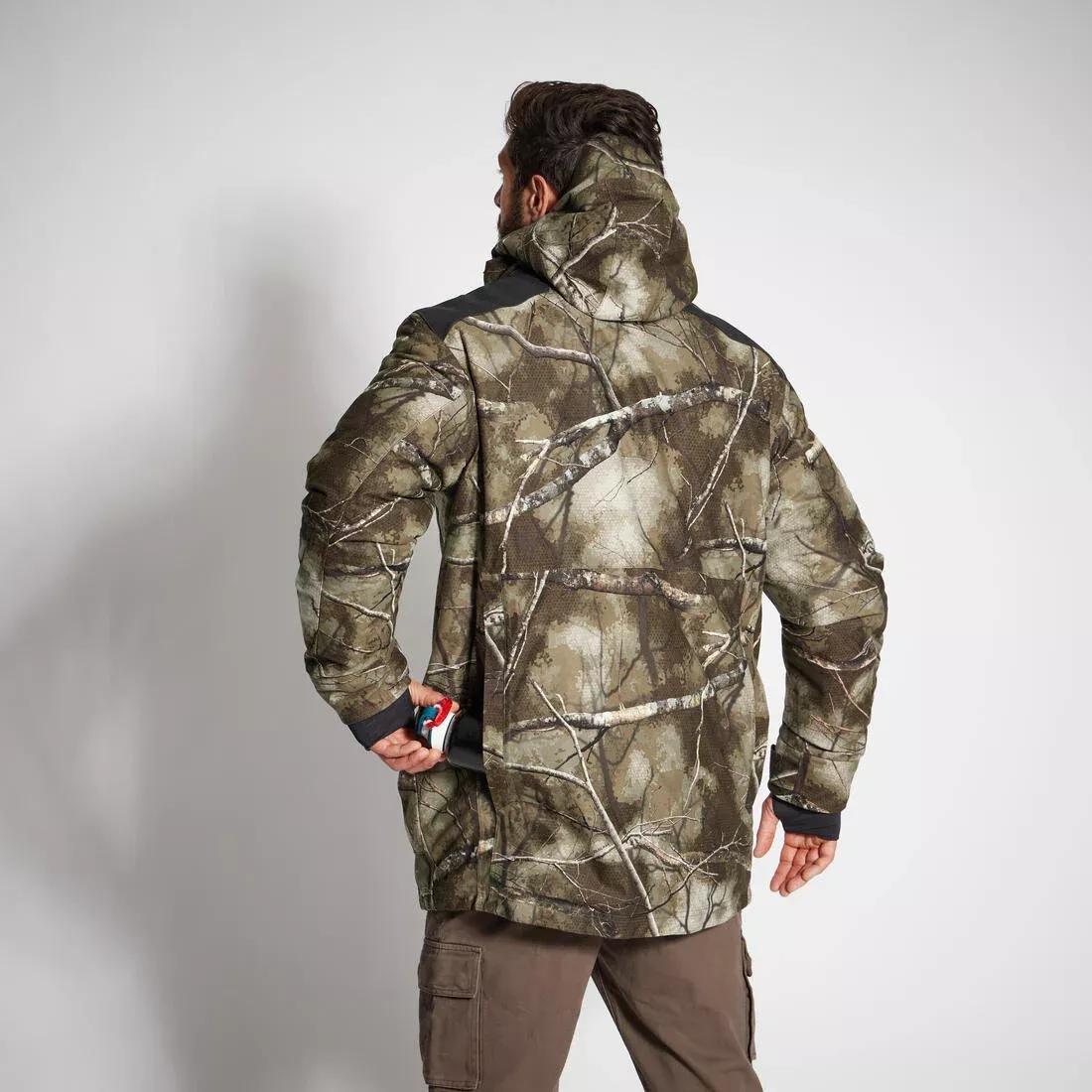 Hunting Silent Waterproof Warm Jacket - Treemetic 500, Multicolour, 5401_000, large image number 2
