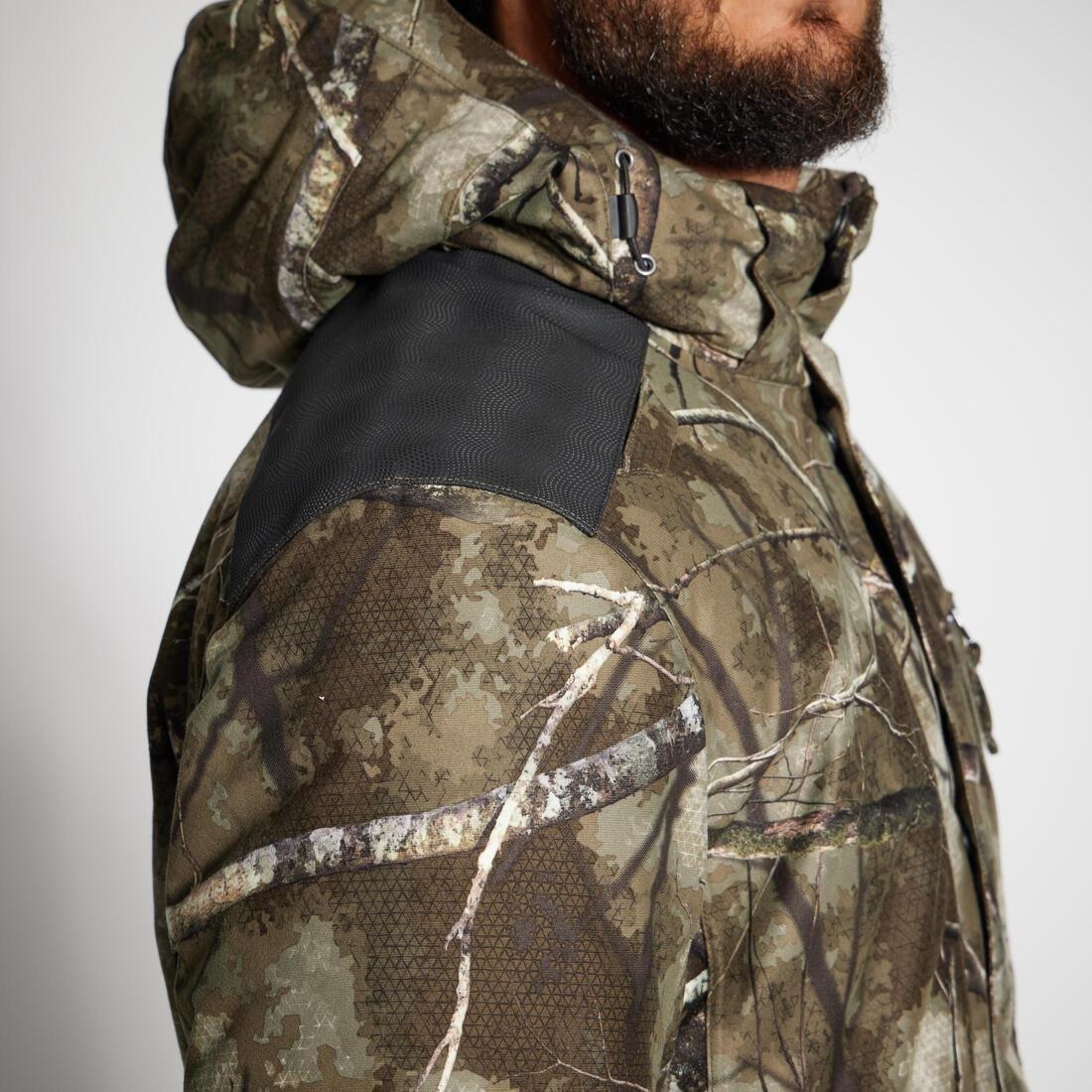 Hunting Silent Waterproof Warm Jacket - Treemetic 500, Multicolour, 5401_000, large image number 8