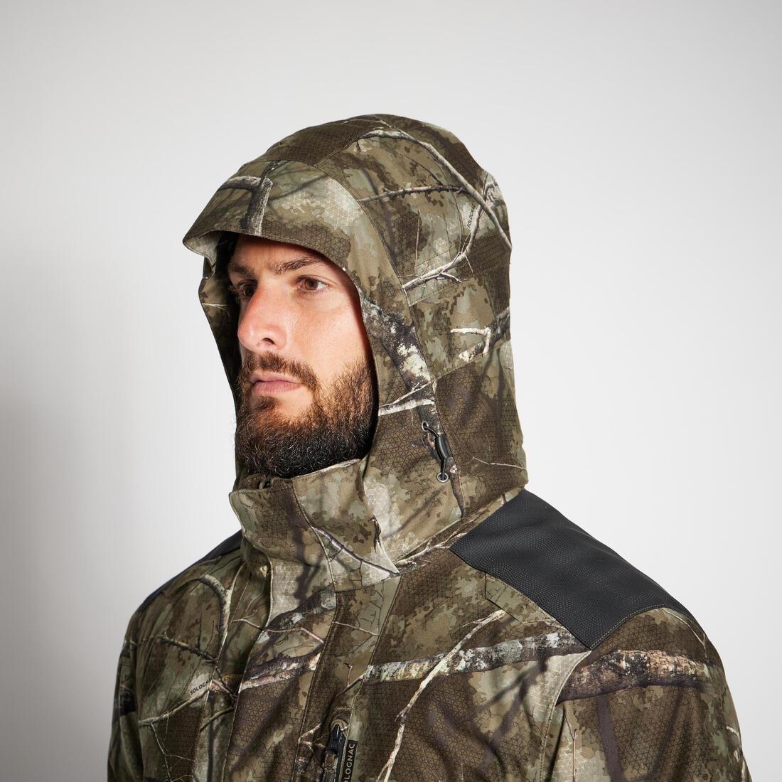 Hunting Silent Waterproof Warm Jacket - Treemetic 500, Multicolour, 5401_000, large image number 9