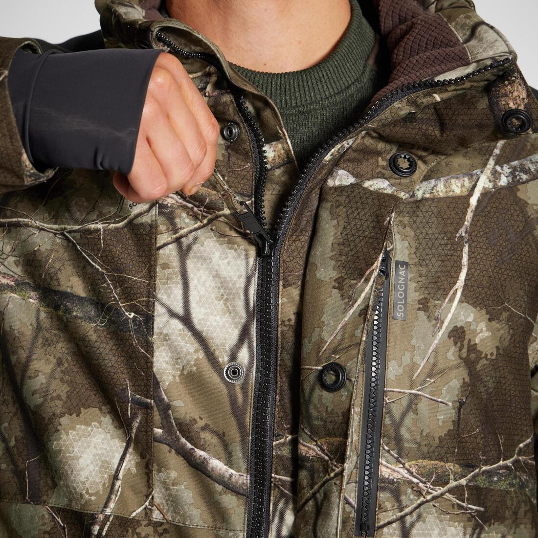 Hunting Silent Waterproof Warm Jacket - Treemetic 500, Multicolour, 5401_000, large image number 12