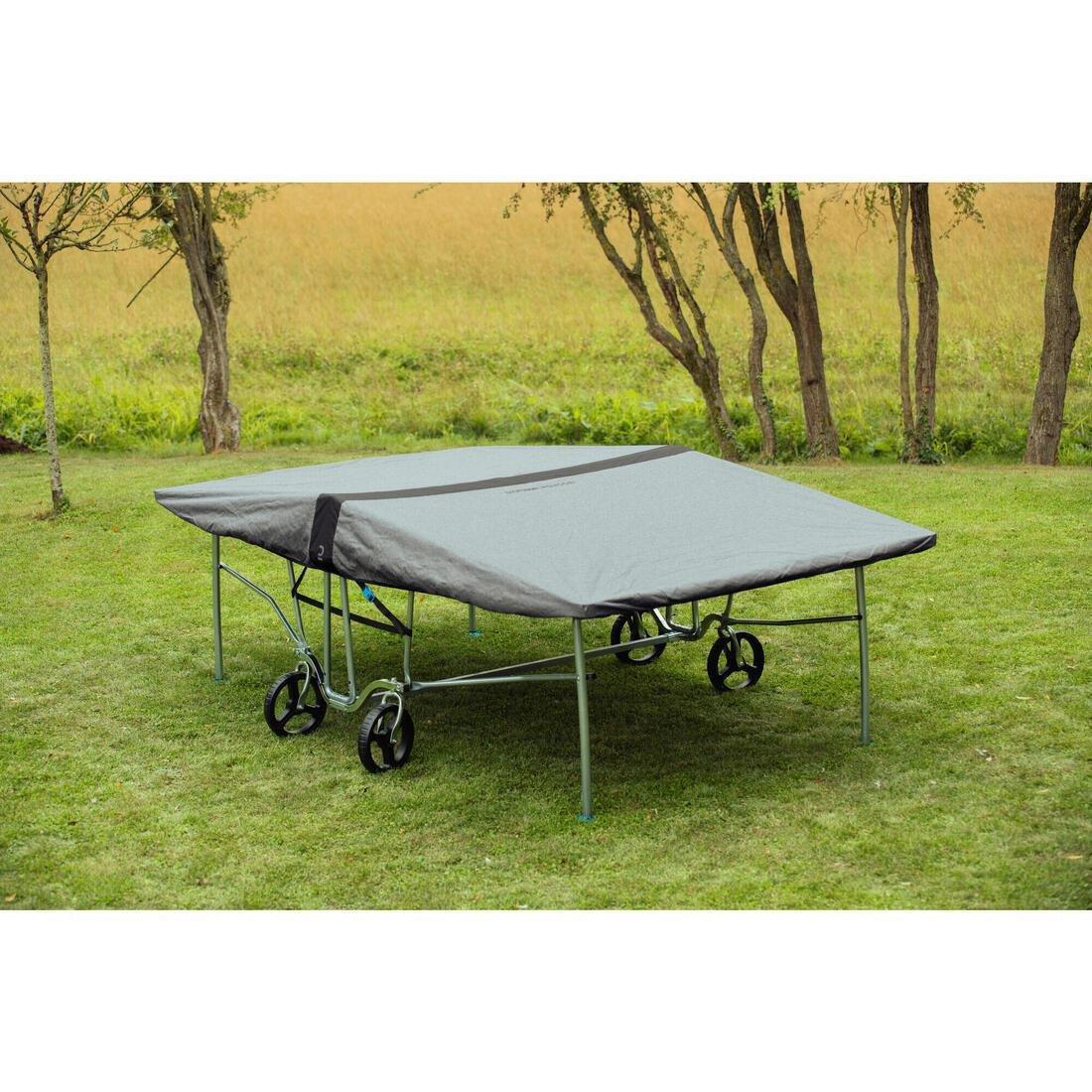 Table Tennis Table Protective Cover For Unfolded Table, Grey, No Color, large image number 7