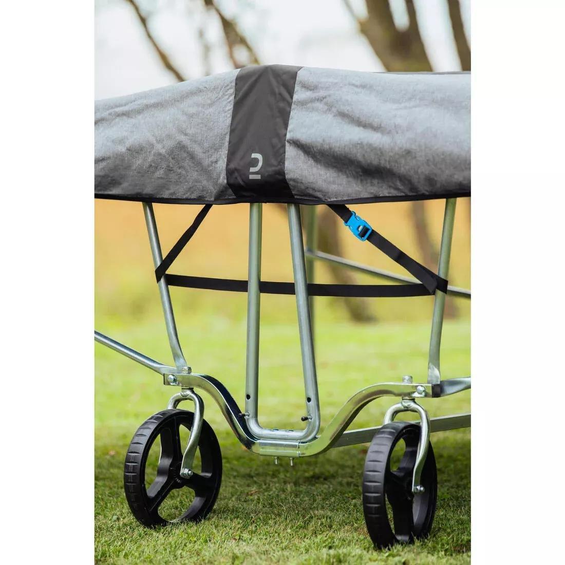 Table Tennis Table Protective Cover For Unfolded Table, Grey, No Color, large image number 8