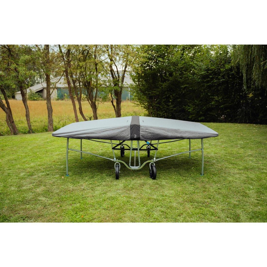 Table Tennis Table Protective Cover For Unfolded Table, Grey, No Color, large image number 9