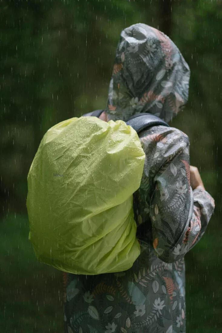Rain Cover For Hiking Backpack - 10/20 L, Yellow, No Color, large image number 4